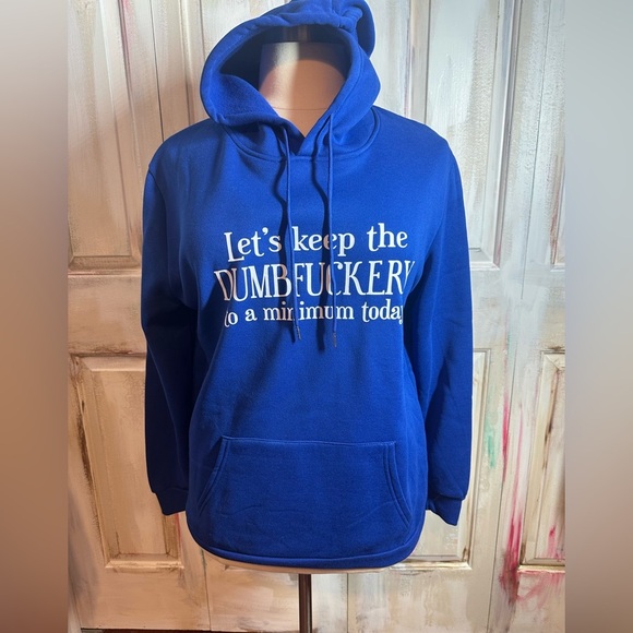 NWOT Dumbf@&$ hoodie funny - Picture 1 of 5